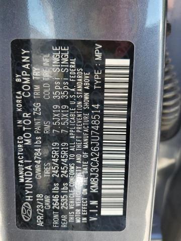 2018 HYUNDAI TUCSON VAL - KM8J3CA26JU748514