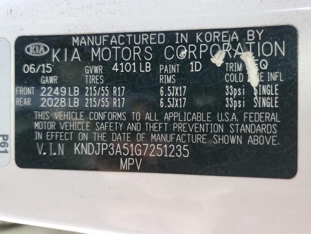 KNDJP3A51G7251235 KIA SOUL +