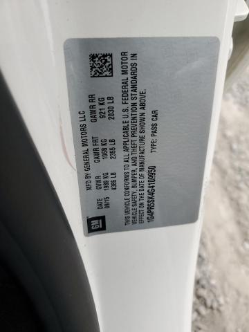 2016 BUICK VERANO CON 1G4PR5SK4G4109950