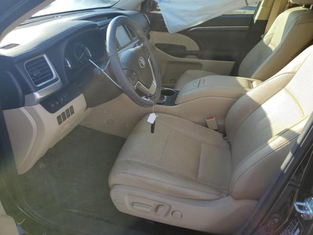  TOYOTA HIGHLANDER 2016 Чорний