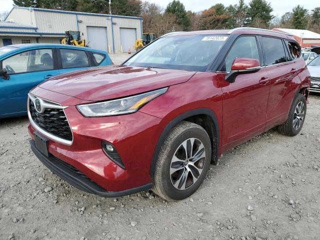 VIN 5TDGZRBH1MS150987 2021 Toyota Highlander, Xle no.1