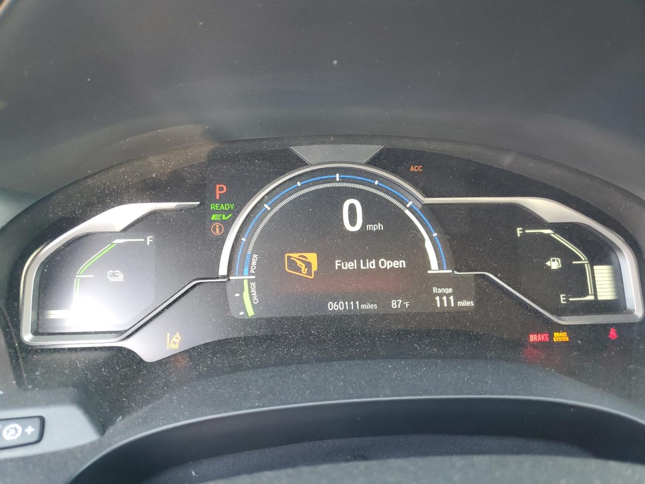 JHMZC5F34JC020165 HONDA CLARITY 2018