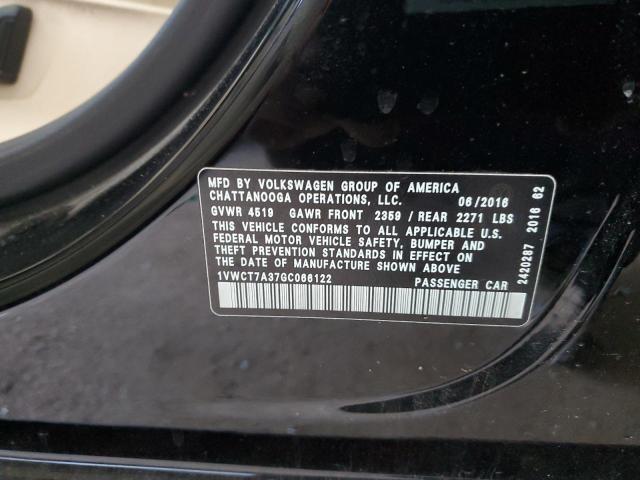 2016 VOLKSWAGEN PASSAT SEL - 1VWCT7A37GC066122