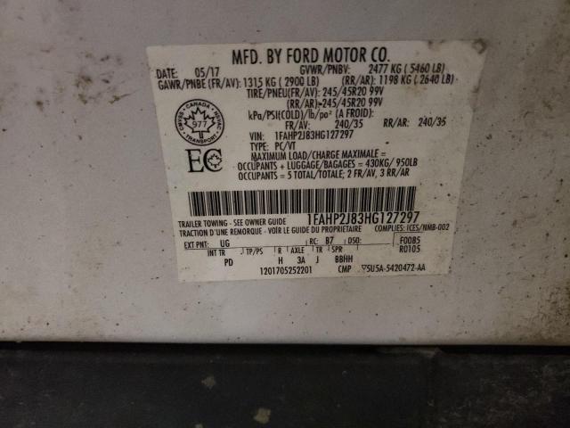 2017 FORD TAURUS LIM - 1FAHP2J83HG127297