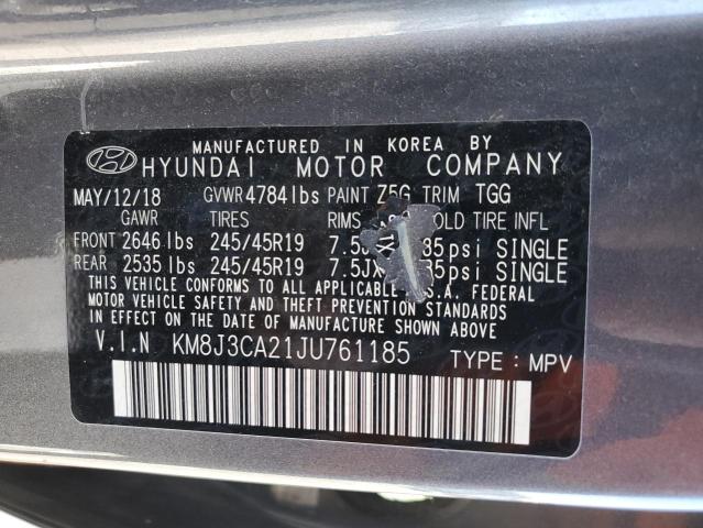 2018 HYUNDAI TUCSON VAL - KM8J3CA21JU761185