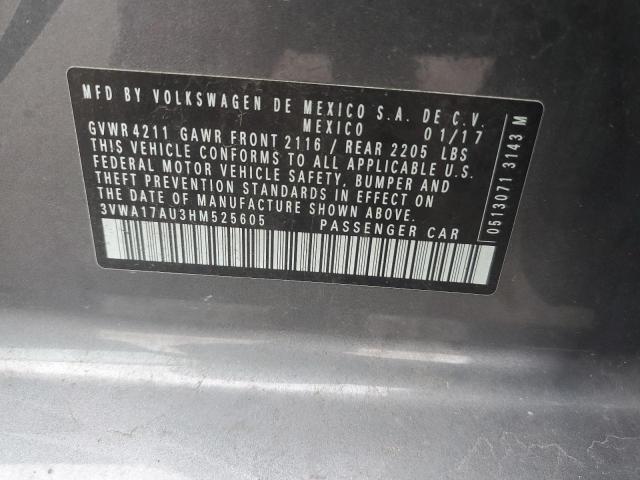 2017 VOLKSWAGEN GOLF SPORT - 3VWA17AU3HM525605