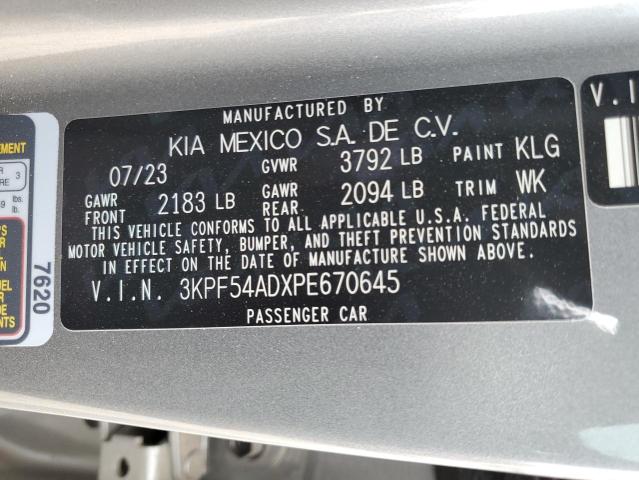 3KPF54ADXPE670645 | 2023 KIA FORTE