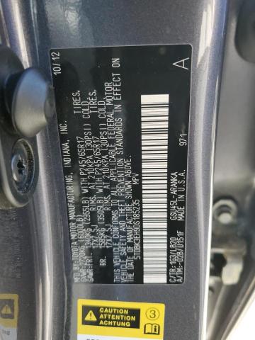 VIN 5TDBK3EH9DS185235 2013 Toyota Highlander, Base no.12