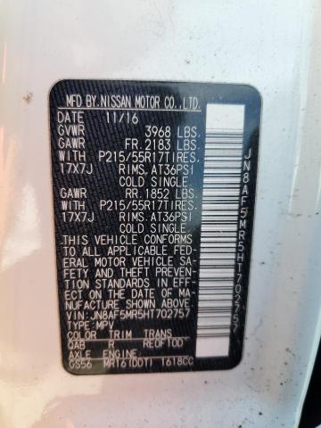 2017 NISSAN JUKE S - JN8AF5MR5HT702757