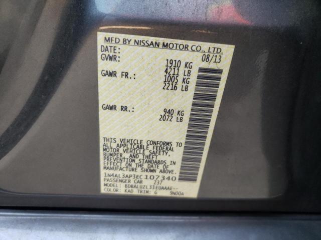 1N4AL3AP3EC107340 Nissan ALTIMA 2.5