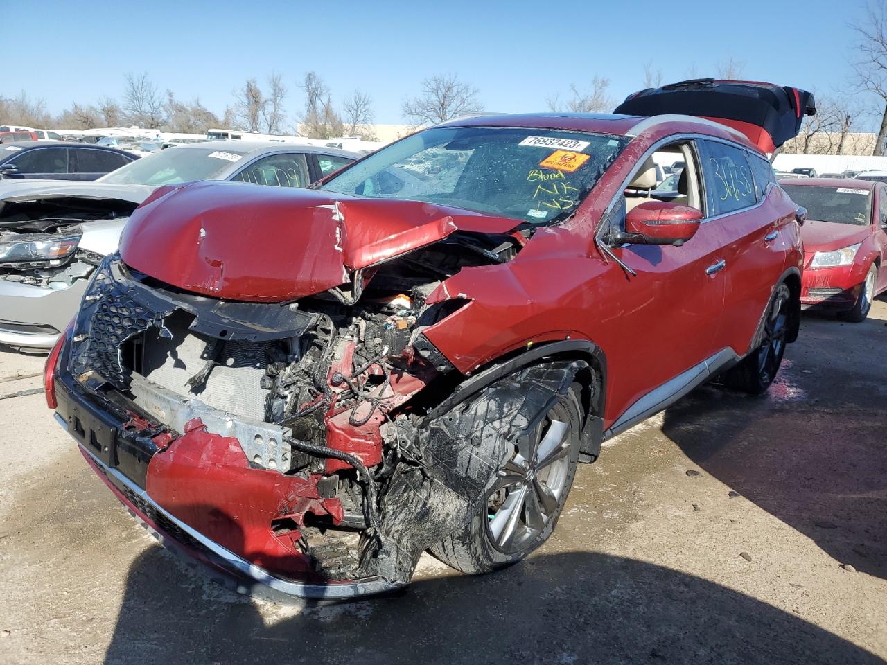 2019 Nissan Murano S vin: 5N1AZ2MS1KN111904