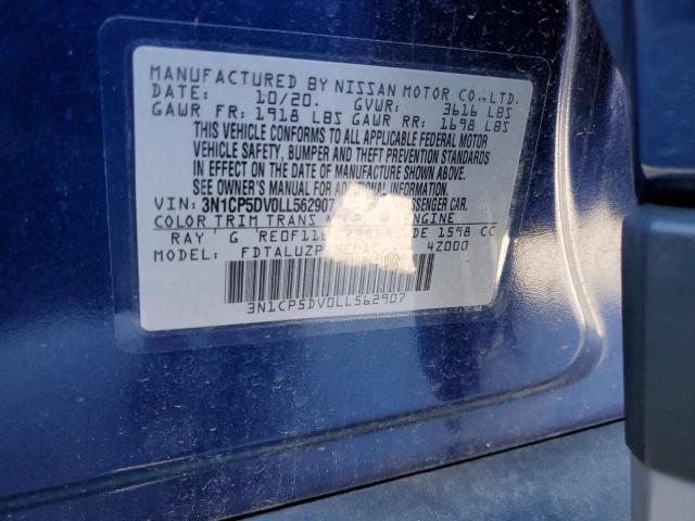 3N1CP5DV0LL562907 Nissan KICKS SR