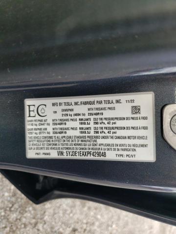 5YJ3E1EAXPF429048 | 2023 TESLA MODEL 3