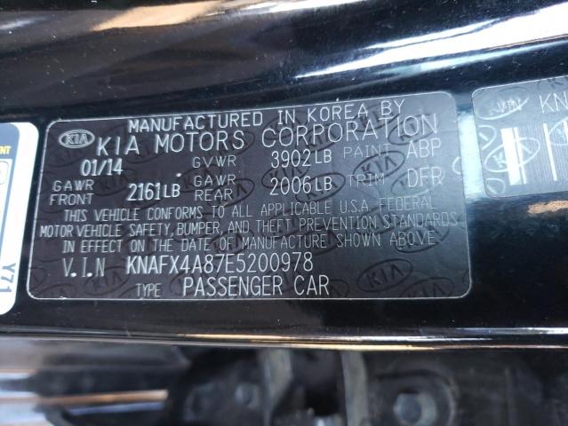 KNAFX4A87E5200978 | 2014 KIA FORTE EX