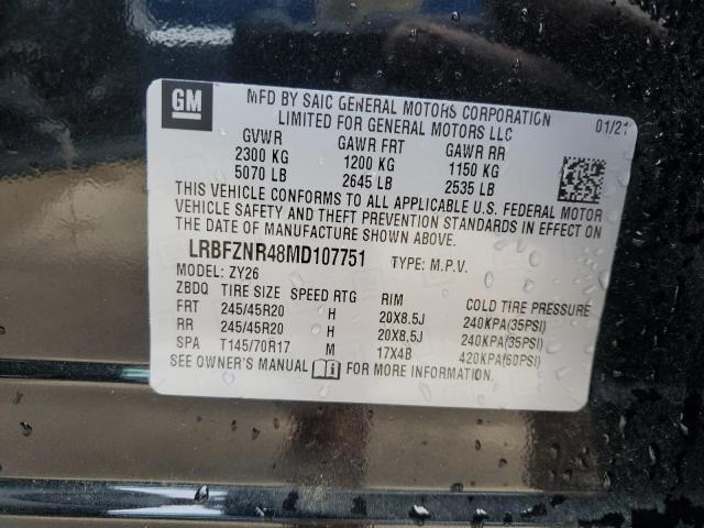 LRBFZNR48MD107751 | 2021 BUICK ENVISION E