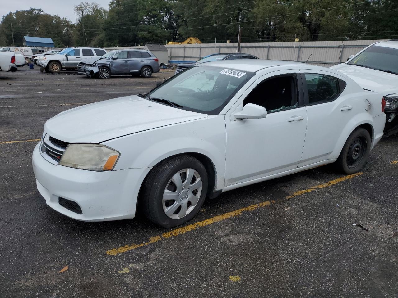 2013 Dodge Avenger Se vin: 1C3CDZAB4DN567234