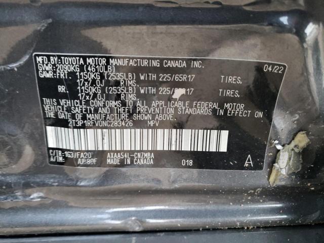 2T3P1RFV0NC283426 | 2022 TOYOTA RAV4 XLE