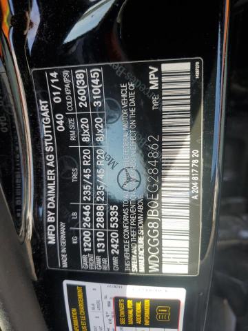 WDCGG8JB0EG284862 Mercedes-Benz Glk 350 4matic