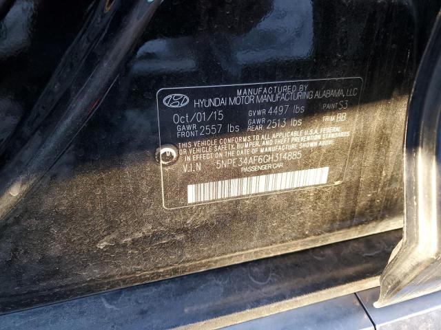 2016 HYUNDAI SONATA 4D - 5NPE34AF6GH314885
