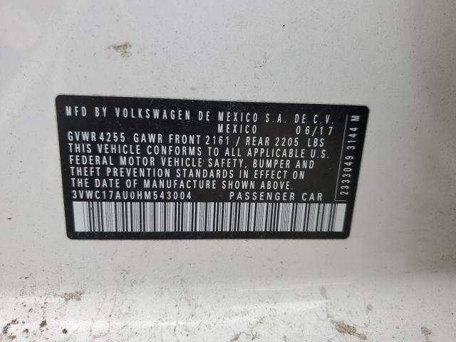 2017 VOLKSWAGEN GOLF SPORT - 3VWC17AU0HM543004