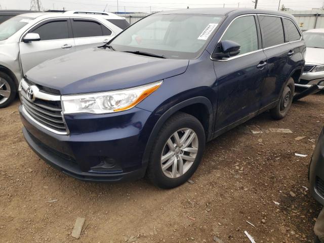 VIN 5TDZARFH5FS013998 2015 Toyota Highlander, LE no.1