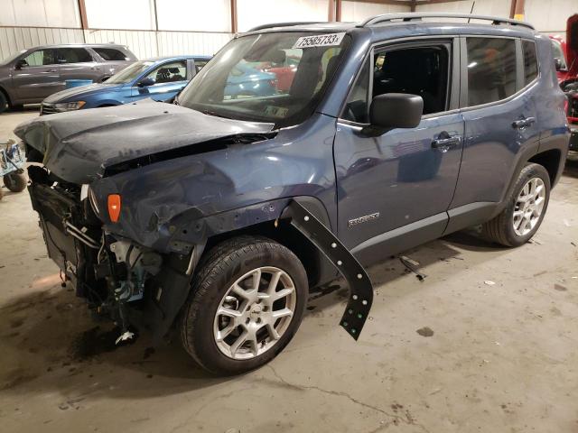 Lot #2535835931 2022 JEEP RENEGADE L salvage car