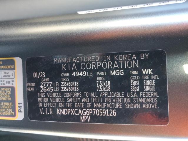 KNDPXCAG6P7059126 Kia Sportage S 10