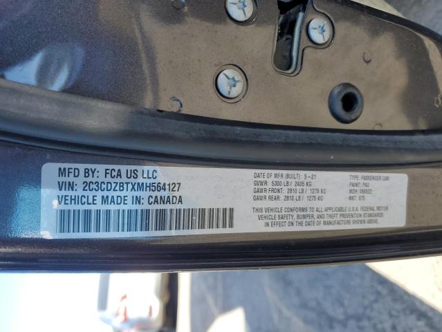 2C3CDZBTXMH564127 2021 Dodge Challenger R/T