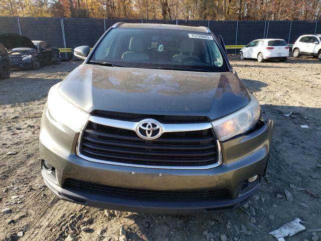 VIN 5TDJKRFH7FS194516 2015 Toyota Highlander, Xle no.5