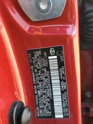 2015 TOYOTA PRIUS - JTDKN3DU0F0424358