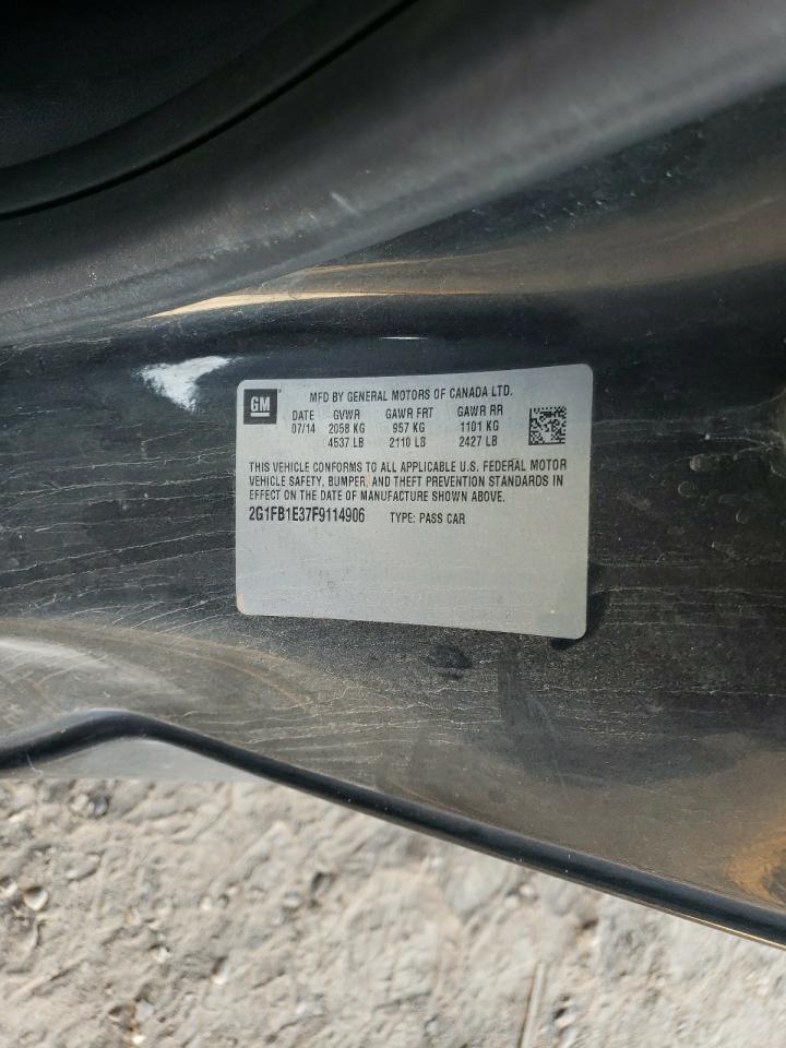 2G1FB1E37F9114906 2015 Chevrolet Camaro Ls 2G1FB1E37F9114906 2015 Chevrolet Camaro Ls