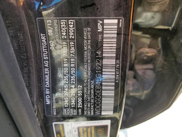 WDCGG0EB4EG192214 Mercedes-Benz Glk 250 Bluetec