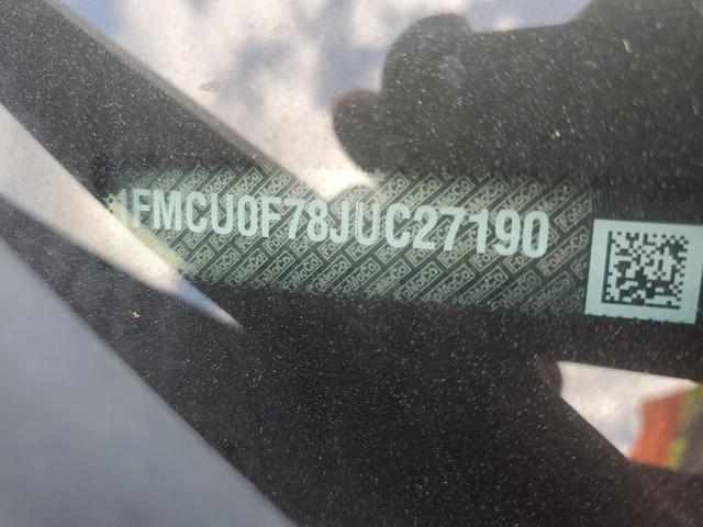 1FMCU0F78JUC27190 2018 FORD ESCAPE, photo no. 12