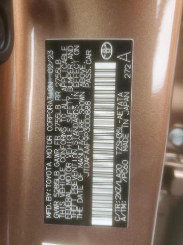 2023 TOYOTA CROWN PLAT - JTDAFAAF9P3000888