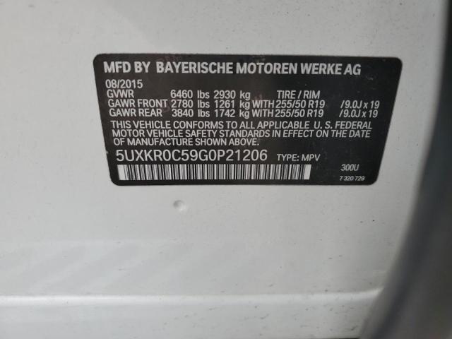 5UXKR0C59G0P21206 2016 BMW X5, photo no. 13