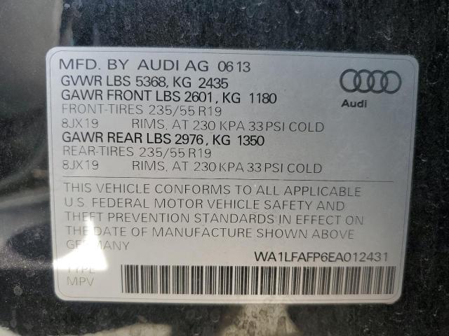 WA1LFAFP6EA012431 2014 AUDI Q5, photo no. 14