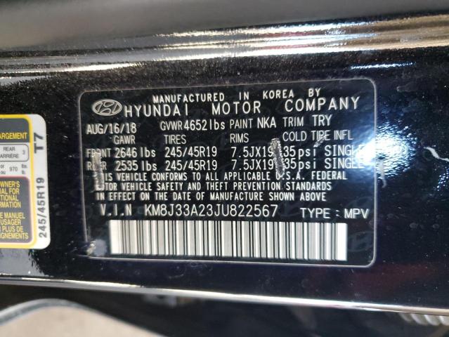 KM8J33A23JU822567 | 2018 HYUNDAI TUCSON VAL