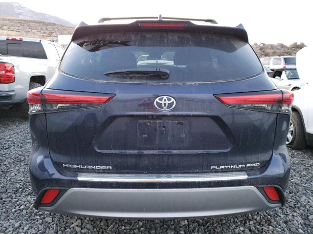 VIN 5TDFZRBH7MS088698 2021 Toyota Highlander, Platinum no.6