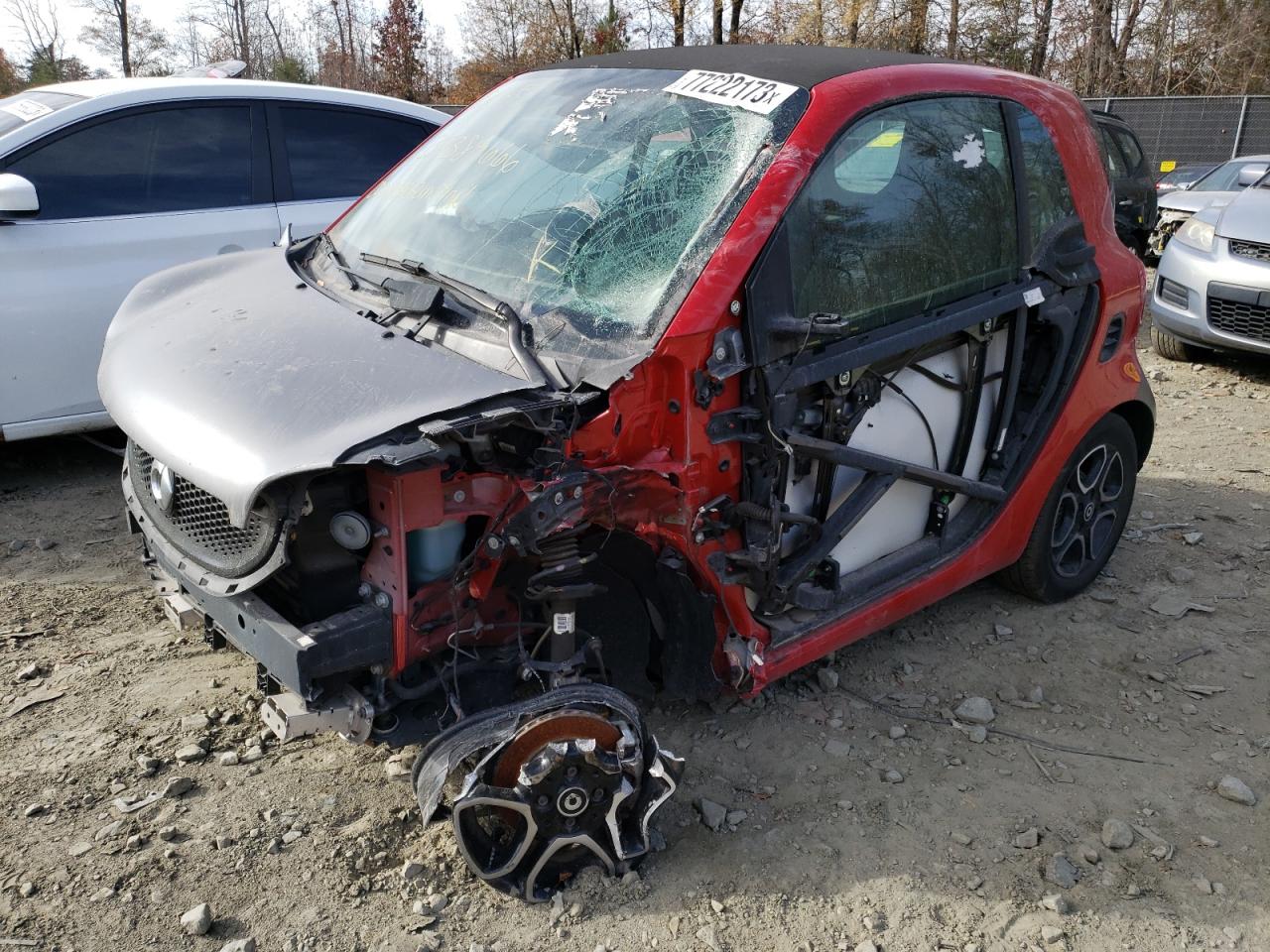 2018 Smart Fortwo Electric Drive Pure/Passion/Prime vin: WMEFJ9BAXJK283337