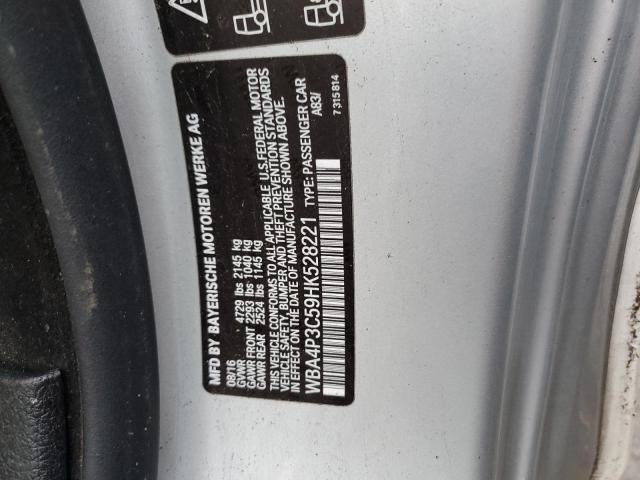 2017 BMW 440XI WBA4P3C59HK528221