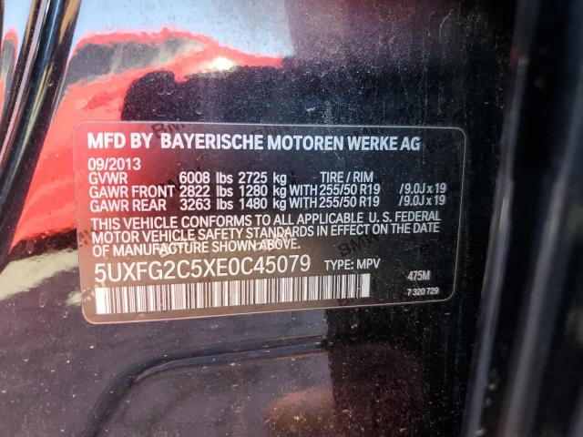 VIN 5UXFG2C5XE0C45079 2014 BMW X6, Xdrive35I no.12