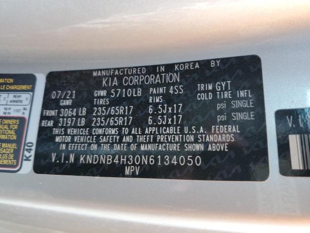 KNDNB4H30N6134050 | 2022 KIA CARNIVAL L