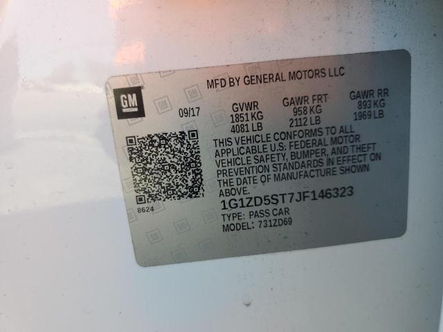 2018 CHEVROLET MALIBU LT - 1G1ZD5ST7JF146323