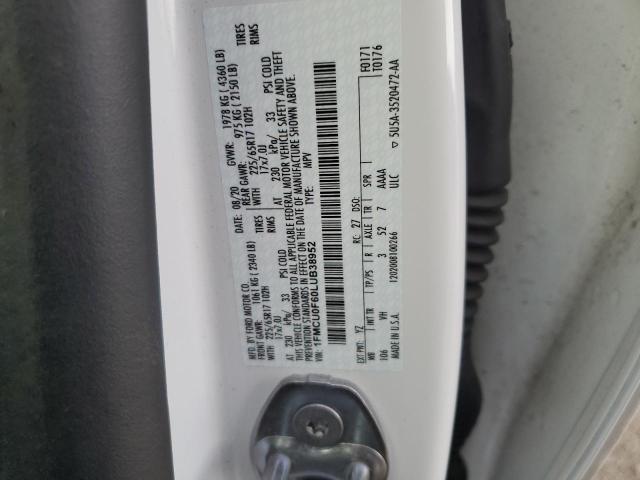 2020 FORD ESCAPE S - 1FMCU0F60LUB38952