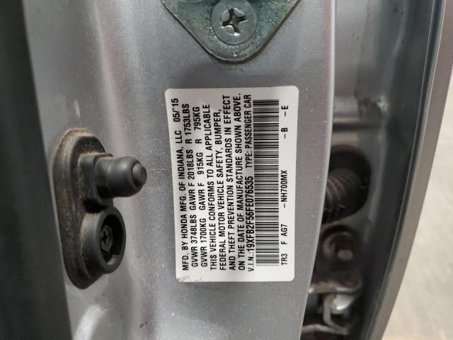 2015 HONDA CIVIC LX - 19XFB2F56FE076535