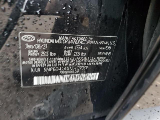 2021 HYUNDAI SONATA SE - 5NPEG4JAXMH109039