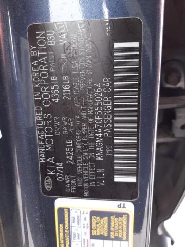 KNAGM4A70F5550264 KIA Optima Lx
