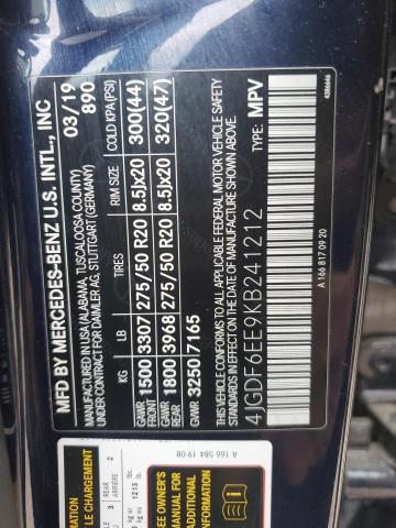 4JGDF6EE9KB241212 Mercedes-Benz Gls 450 4matic