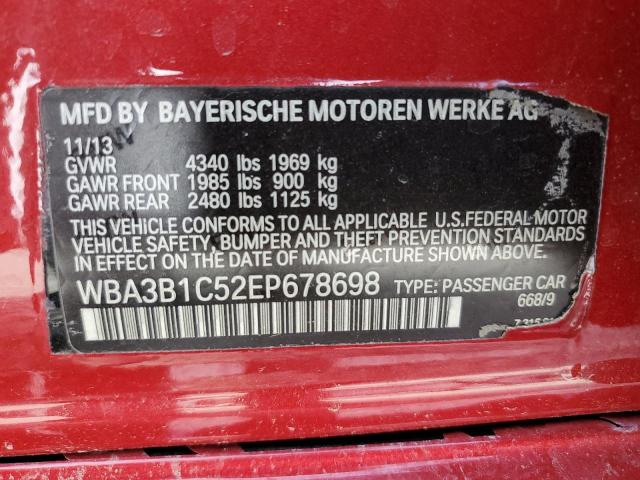 WBA3B1C52EP678698 | 2014 BMW 320 I