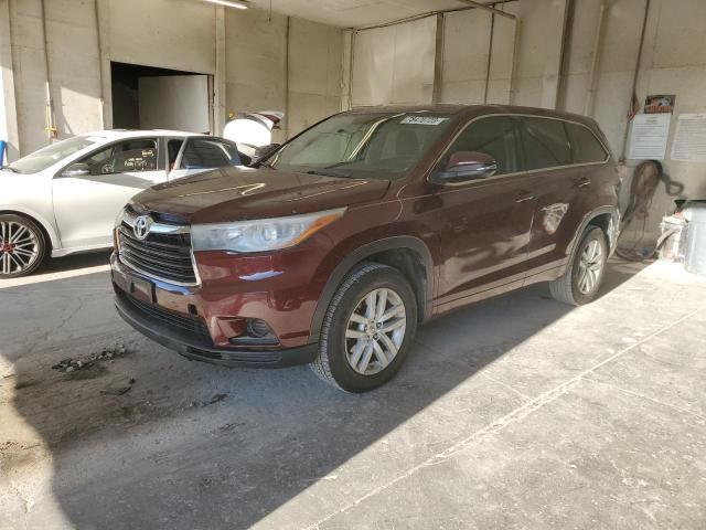 VIN 5TDZKRFH6FS065251 2015 Toyota Highlander, LE no.1